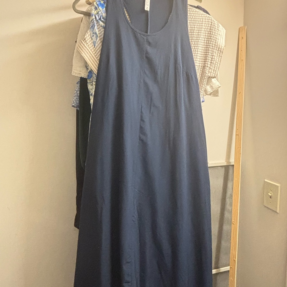 STYLUS Navy High Low Dress